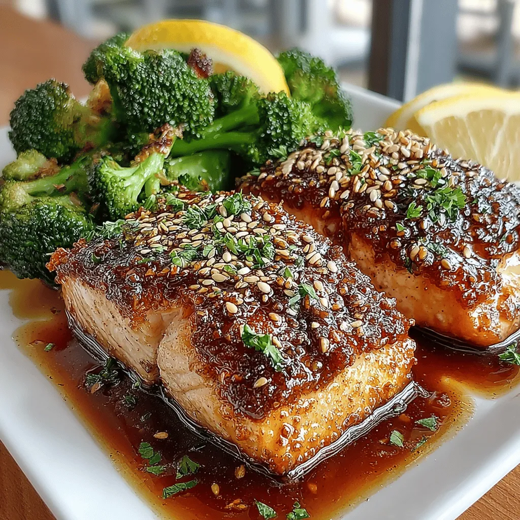 Discover the perfect blend of flavors and nutrition with our Honey Glazed Salmon with Broccoli Delight. This dish combines the rich, buttery taste of salmon with a sweet and tangy honey glaze, paired with vibrant, sautéed broccoli. It is not just a meal; it is a culinary experience that tantalizes the taste buds while providing a wealth of health benefits. The harmonious balance of flavors in this recipe makes it an excellent choice for a quick weeknight dinner or an impressive dish for a special occasion.