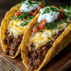 As the back-to-school season approaches, busy families are often on the lookout for quick, satisfying meals that can easily fit into their hectic schedules. Enter the Back to School Chili Cheese Tacos, a delightful fusion of classic comfort food and convenience. This recipe is perfect for a family dinner after a long day of school and work, providing both nourishment and the joy of a delicious meal that everyone will love.