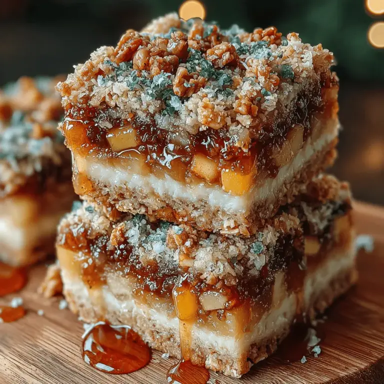 Oatmeal has long been celebrated as a wholesome breakfast option, cherished for its health benefits and versatility. With its rich, nutty flavor and satisfying texture, oatmeal can be a comforting way to kickstart your day. But what if you could elevate this traditional breakfast staple into something even more delightful? Enter Apple Pie Oatmeal Breakfast Squares—a scrumptious twist on ordinary oatmeal that captures the essence of a warm apple pie while providing a nutritious start to your morning.