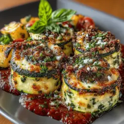 Zucchini Ricotta Pinwheels are a culinary gem that beautifully combines the lightness of fresh zucchini with the rich, creamy texture of ricotta cheese. This dish is not only visually appealing but also packed with flavor, making it an ideal choice for various occasions. Whether you are hosting a dinner party, preparing a family meal, or simply craving a wholesome snack, these pinwheels serve as a versatile option that can cater to any palate.