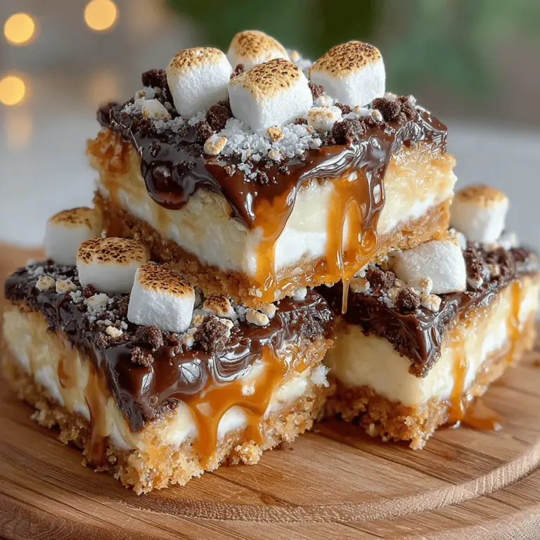 There’s something uniquely comforting about the aroma of toasted marshmallows mingling with melted chocolate and graham crackers. For many, s’mores evoke cherished memories of summer nights spent around a campfire, where laughter fills the air, and sweet indulgence is just a bite away. This classic treat has been a staple of outdoor gatherings and camping trips, celebrated for its simplicity and deliciousness. However, as our culinary tastes evolve, so too does our approach to these beloved desserts. Enter the S’mores Delight Bars—a contemporary adaptation that captures all the nostalgic flavors of traditional s’mores while offering a convenient, sliceable format perfect for any occasion.