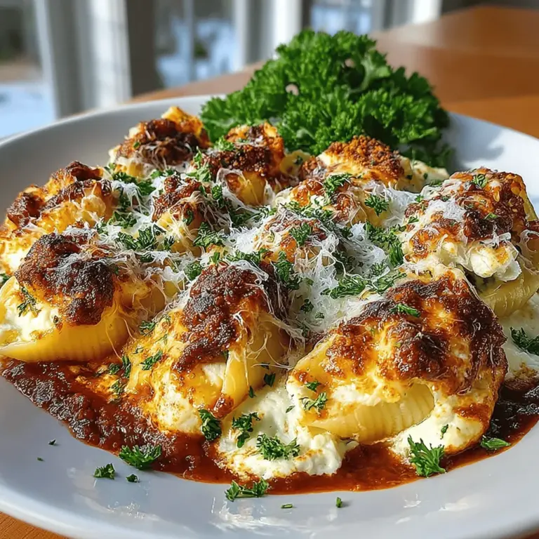 As the leaves turn vibrant shades of orange and the air fills with the warm scent of spices, there’s no better time to indulge in comforting, hearty dishes that celebrate the season. Among these, Pumpkin Paradise Stuffed Shells stands out as a unique and delicious recipe that beautifully marries the flavors of autumn with the satisfying nature of stuffed pasta. This dish is not only visually appealing with its bright orange filling but also offers a delightful combination of creamy, savory, and slightly sweet flavors that are reminiscent of fall’s bounty.
