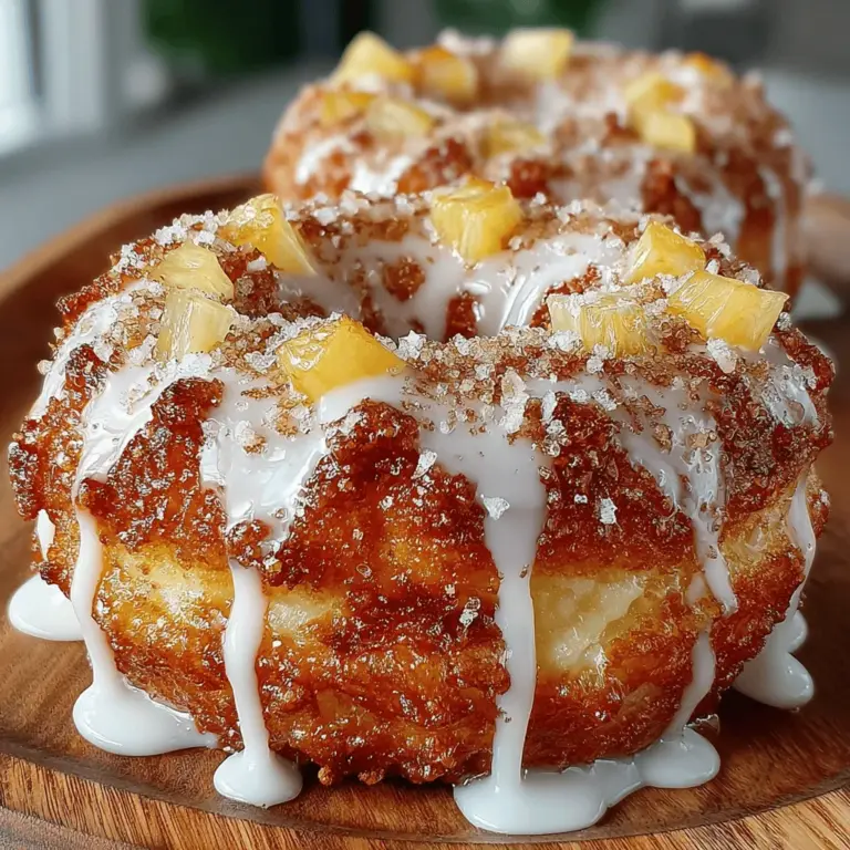 Doughnuts have long held a special place in the hearts (and stomachs) of dessert lovers around the world. Whether enjoyed with a morning cup of coffee or as a late-night treat, they are a beloved indulgence that transcends age and culture. Among the myriad of doughnut flavors available, the Cinnamon Apple Delight Doughnuts stand out for their unique combination of warm spices and fresh, fruity notes. This delightful recipe captures the essence of fall with its comforting flavors, making it a favorite not only for seasonal gatherings but also for everyday enjoyment.