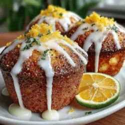 Lemon poppy seed muffins are a beloved treat that effortlessly combine the bright, zesty flavor of lemon with the subtle crunch of poppy seeds. Their sunny disposition and comforting texture make them a popular choice for breakfast, brunch, or as a sweet afternoon snack. The allure of these muffins lies not only in their delightful taste but also in the way they evoke feelings of warmth and happiness, often reminding us of cherished moments spent in the kitchen with loved ones.