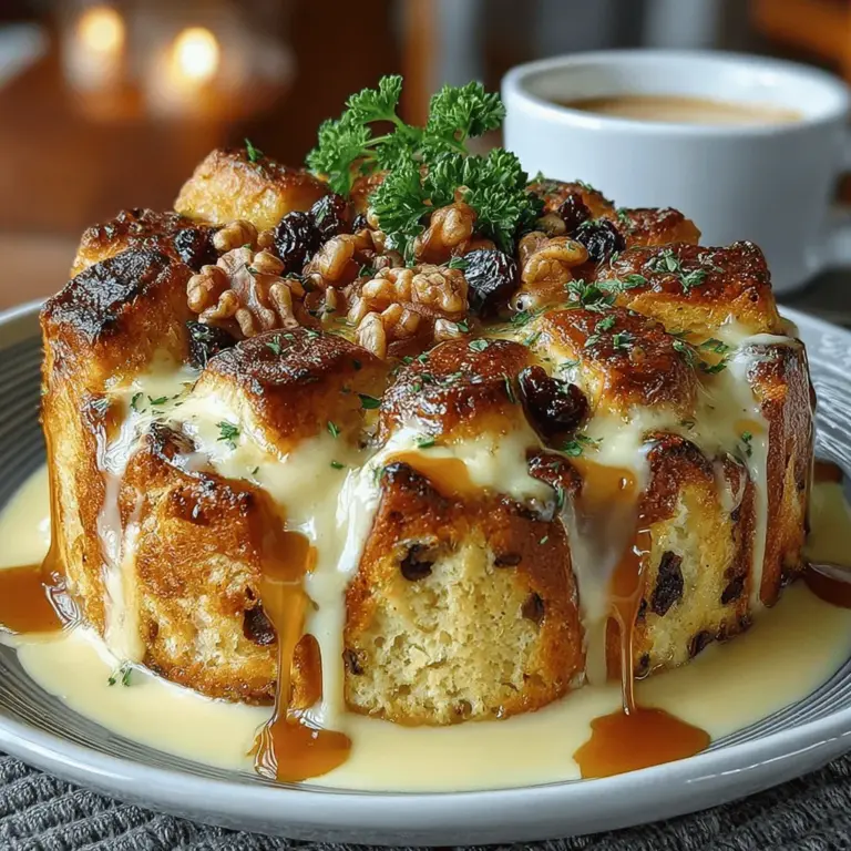 When it comes to cozy, comforting desserts, few options rival the warmth and heartiness of bread pudding. This classic dish, often associated with home cooking and family gatherings, has stood the test of time, evolving into numerous variations that cater to diverse palates. Among these delightful renditions, Apple Bread Pudding Delight emerges as a standout, combining the rich, custardy texture of traditional bread pudding with the sweet, tart notes of fresh apples and the indulgence of a bourbon caramel sauce. This unique twist not only enhances the flavor but also elevates the entire dessert experience, making it a perfect treat for any occasion.