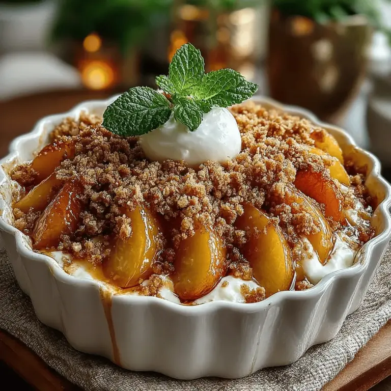 In the realm of comfort foods, casseroles often stand out for their warming and satisfying qualities. However, few dishes manage to blend the familiar comforts of savory flavors with the bright sweetness of fruit as successfully as the Cheesy Peach Casserole. This delightful dish offers a unique culinary experience that tantalizes the taste buds with its harmonious combination of sweet, creamy, and savory elements. At first glance, the idea of incorporating peaches into a casserole may seem unconventional, but this dish redefines traditional expectations, creating a comforting yet refreshing option that can be enjoyed year-round.