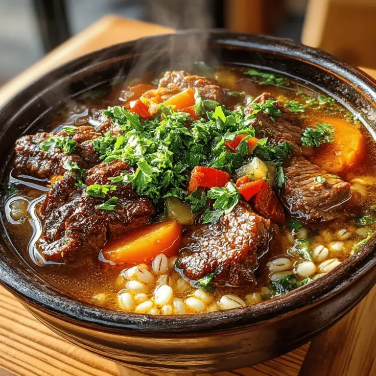 When the temperature drops and the days grow shorter, there's nothing quite like a warm bowl of soup to evoke feelings of comfort and nostalgia. Among the myriad of soup options available, Hearty Homestyle Beef & Barley Soup stands out as a quintessential comfort food, perfect for those chilly evenings when you crave something nourishing and satisfying. This rich and flavorful soup not only warms the body but also nourishes the soul, making it a beloved dish in many households.