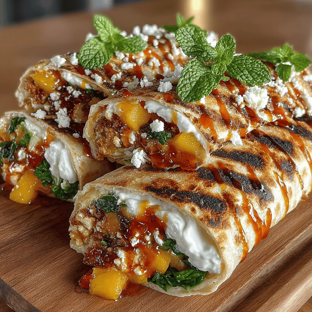 If you're looking for a dish that tantalizes your taste buds with an exciting blend of sweet and spicy flavors, look no further than Sweet and Spicy Peach Wraps. This unique recipe combines the natural sweetness of ripe peaches with a kick of heat from sriracha, creating a dish that is both refreshing and satisfying. Whether you're preparing a light lunch, a quick snack, or a delightful addition to your summer gatherings, these wraps offer a versatile option that will please a variety of palates.