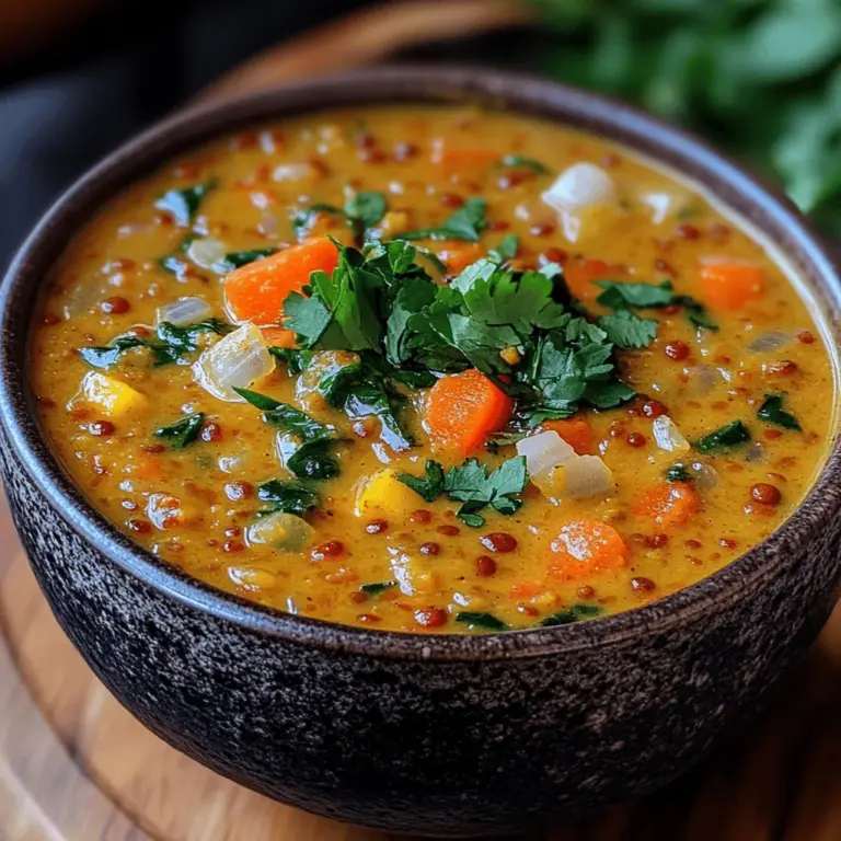 In recent years, there has been a significant shift towards plant-based meals, as more people are recognizing the health benefits and environmental impact of a diet rich in vegetables, legumes, and grains. Among the myriad of plant-based recipes available, the Creamy Coconut Lentil Curry Soup stands out as a flavorful, nutritious, and comforting dish that appeals to a wide range of dietary preferences. Whether you're a seasoned vegan, gluten-free individual, or simply someone looking to incorporate more plant-based meals into your diet, this soup promises an indulgent experience without compromising on health.