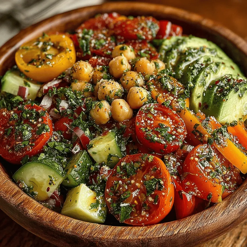 In today's fast-paced world, finding healthy and satisfying meals can often feel like a daunting task. The Zesty Lemon Herb Chickpea Salad Bowl emerges as a fantastic solution—offering a burst of flavors, vibrant colors, and a wealth of nutrients in every bite. This dish not only appeals to the taste buds but also caters to those seeking a quick yet wholesome meal option. Packed with protein and fiber from chickpeas and an array of fresh vegetables, this salad bowl is perfect for lunch, dinner, or even a post-workout snack.