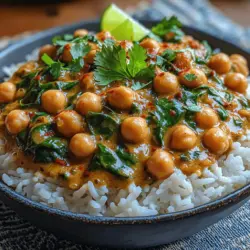 Explore the enchanting flavors of our Cozy Chickpea and Spinach Coconut Curry, a wholesome dish that combines nourishing ingredients with a delightful blend of spices. This vegan recipe is not only easy to prepare but is also packed with nutrition, making it a perfect meal for busy weeknights or a comforting weekend feast. Discover how to create this delicious curry that warms your heart and satisfies your taste buds.