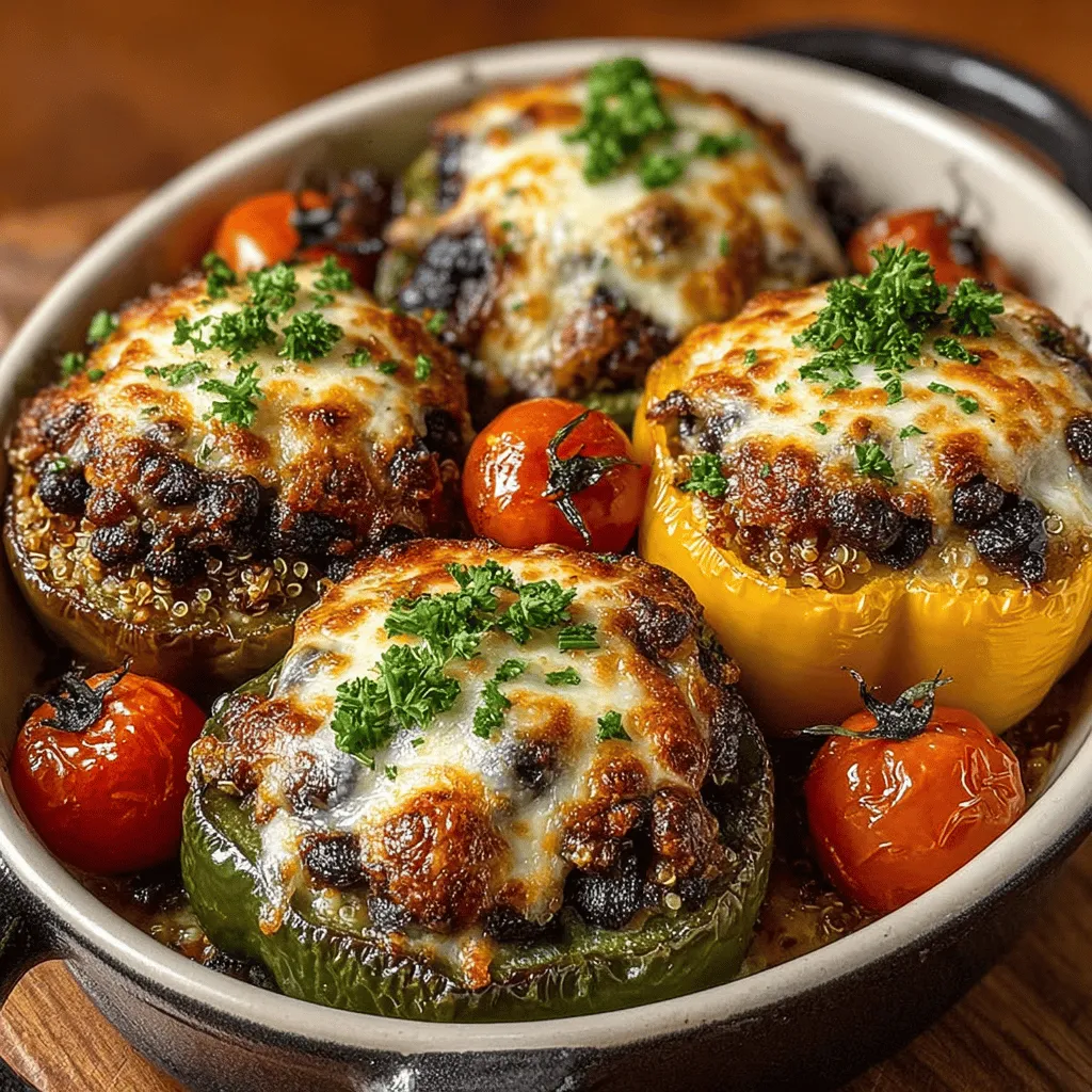 In recent years, plant-based diets have surged in popularity, appealing to health-conscious individuals and those looking to incorporate more sustainable practices into their eating habits. With this shift towards plant-based eating, there has been a growing interest in recipes that not only satisfy taste buds but also deliver nutritional benefits. One such dish that embodies this delicious and healthy trend is Savory Mushroom and Quinoa Stuffed Peppers. This recipe is not only a feast for the eyes but also a wholesome delight that combines vibrant flavors and satisfying textures.