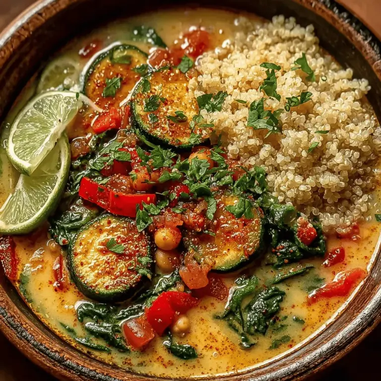 Explore the world of comforting, plant-based dishes with our Creamy Coconut Curry Chickpea Stew. This hearty stew combines the rich flavors of coconut milk with nutritious chickpeas and an array of vibrant vegetables. Perfect for busy weeknights, it offers a quick yet satisfying meal option that is both delicious and nourishing. In this article, we will delve into the ingredients, detailed cooking instructions, and the nutritional benefits of this delightful stew.