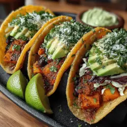 Tacos are more than just a dish; they are a cultural phenomenon that transcends borders, offering endless possibilities in flavor and filling combinations. From classic beef and chicken variations to more adventurous takes featuring seafood or grilled vegetables, tacos have become a go-to meal for many. Among the myriad options available, Spicy Sweet Potato & Black Bean Tacos stand out as a vibrant, healthy, and entirely plant-based alternative that not only satisfies hunger but also delights the taste buds.