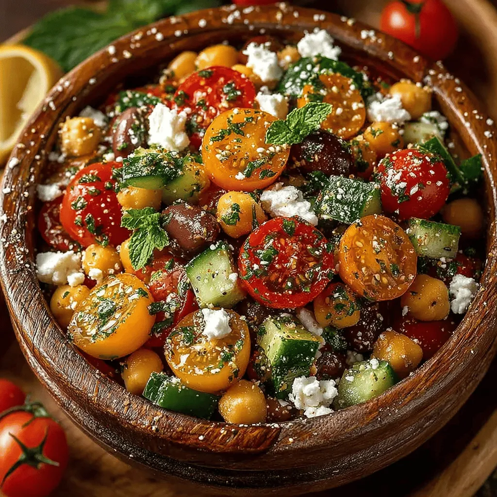 Seasoning is a crucial element in any dish, and the Mediterranean Chickpea Salad is no exception. The right amount of salt and freshly cracked black pepper can elevate the flavors of the ingredients, bringing them to life. Salt enhances sweetness and balances acidity, while pepper adds a subtle heat that deepens the overall taste profile. When you season your salad, start with a light sprinkle, taste, and adjust as needed, remembering that you can always add more, but you cannot take it away.