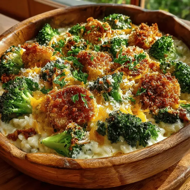 In today's fast-paced world, finding a nourishing and satisfying meal that the whole family will love can be a challenge. Enter the Cheesy Broccoli Bliss Casserole—a delightful dish that not only bursts with flavor but also incorporates the wholesome goodness of broccoli and cheese. This recipe is perfect for weeknight dinners, potlucks, or whenever you need a comforting meal that’s both easy to prepare and delicious.