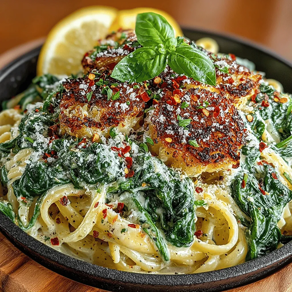 Pasta dishes have a unique way of bringing comfort and satisfaction to the dining table, and the Creamy Garlic Spinach Pasta Delight is no exception. This recipe is a harmonious blend of rich, creamy flavors balanced with the nutritional goodness of fresh spinach. Ideal for busy weeknights or special gatherings, this dish proves that quick meals can also be indulgent and wholesome. The creamy garlic sauce envelops the pasta perfectly, creating a dish that is both delectable and visually appealing.