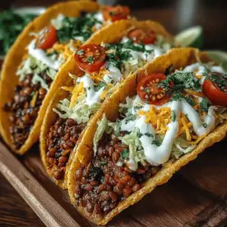 In the quest for nutritious and hearty meal options, lentils stand out as an exceptional ingredient. Packed with protein, fiber, and a plethora of essential vitamins and minerals, lentils are not only good for your health but also incredibly versatile in the kitchen. For those looking to embrace a plant-based lifestyle or simply incorporate more vegetarian meals into their diet, savory lentil tacos present a flavorful and satisfying solution. These tacos are a delightful fusion of texture and taste, making them a perfect meal for any occasion.