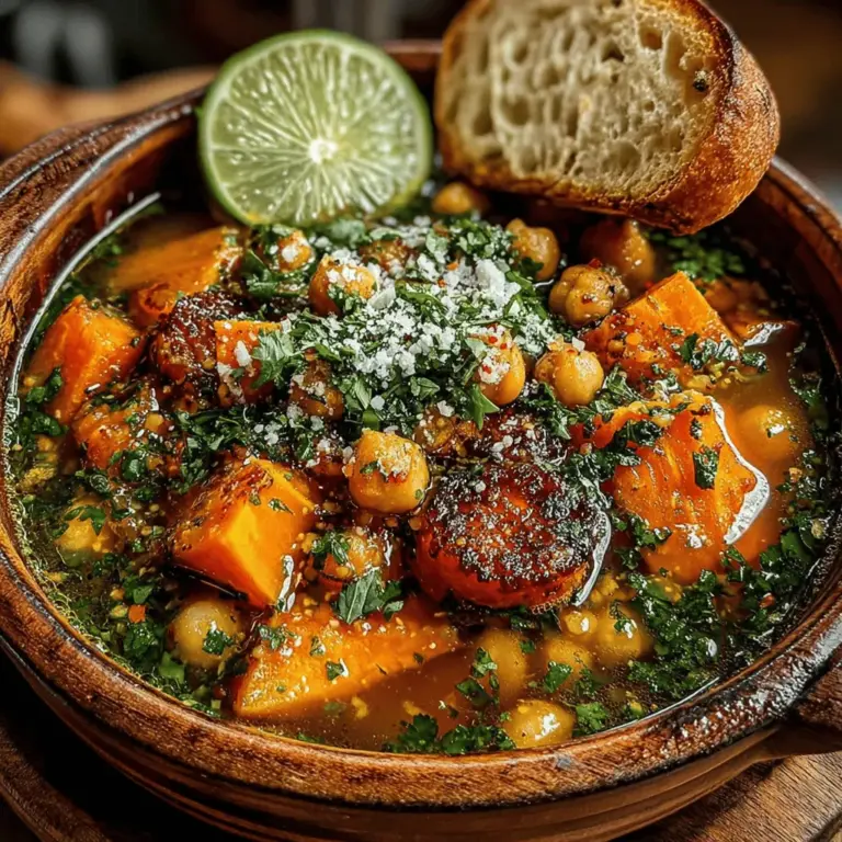 As the chilly months approach, there’s nothing quite like curling up with a warm bowl of stew to bring comfort and satisfaction. The Comforting Chickpea & Sweet Potato Stew is not just a meal; it’s a nourishing hug in a bowl, perfect for those colder days when you crave something hearty yet healthy. This delightful recipe combines the earthy flavors of chickpeas and sweet potatoes, creating a symphony of taste that is both filling and nutritious.