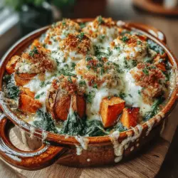 In the world of comfort food, few dishes embody warmth and nourishment quite like a cozy casserole. This Cozy Sweet Potato & Spinach Delight is an exceptional blend of flavors and textures, featuring sweet potatoes and fresh spinach, all enveloped in creamy cheeses. Perfect for family dinners or a gathering with friends, this recipe is not only delicious but also packed with nutrients. Join us as we explore this delightful dish that promises to satisfy your cravings while providing a healthy alternative to traditional casseroles.