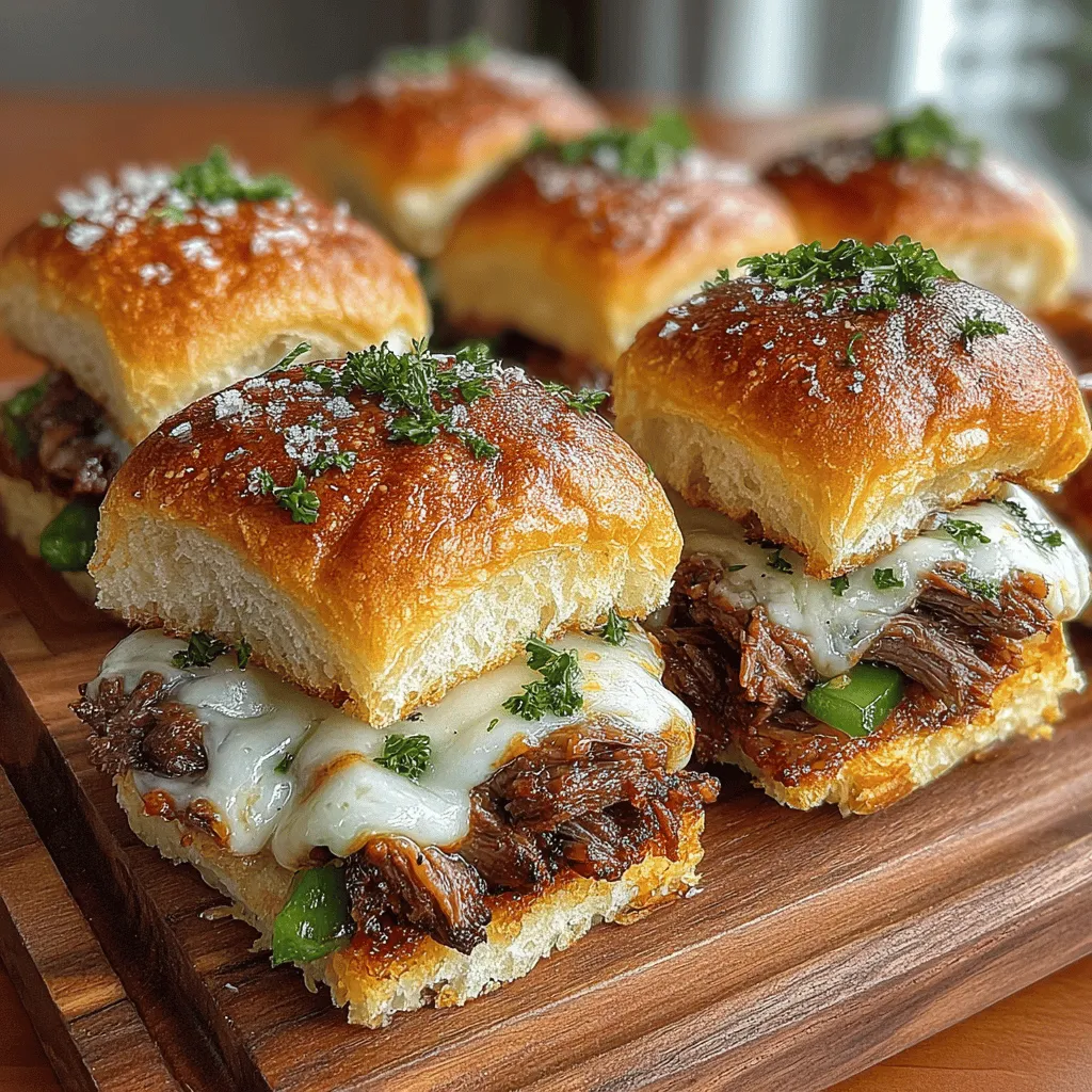 Sautéing onions and bell peppers is an essential step in crafting your Cheesy Philly Cheesesteak Sliders. The way you prepare these vegetables can elevate the overall flavor of your sliders significantly. Here are some best practices to ensure you achieve perfect sautéed onions and bell peppers: