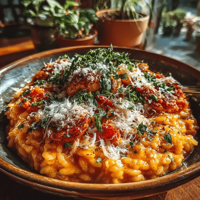 To truly appreciate the Comforting Creamy Tomato Basil Risotto, one must first understand the allure of risotto itself. Traditionally, risotto originates from Northern Italy, particularly the regions of Lombardy and Piedmont. It is a staple of Italian cuisine, cherished for its creamy consistency and its ability to be customized with a nearly infinite array of ingredients, from seafood to vegetables, and even game meats.