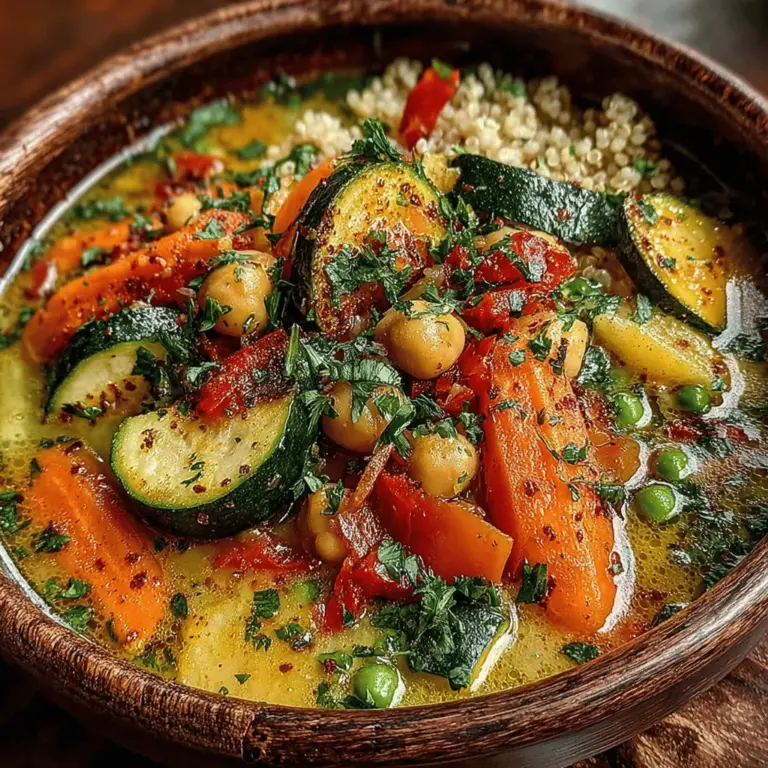 In a world where meals often need to be quick and convenient, finding a recipe that is both nourishing and full of flavor can be a challenge. Enter the Cozy Chickpea Vegetable Curry—an inviting dish that is perfect for any occasion. This hearty curry combines protein-packed chickpeas with a medley of colorful vegetables, all simmered in rich coconut milk and aromatic spices. Whether you're a seasoned cook or a kitchen novice, this recipe is designed to guide you through each step, ensuring a delightful cooking experience and a meal that warms both body and soul.