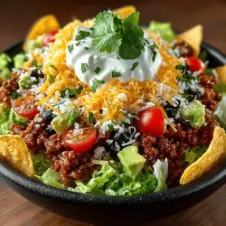 To create the perfect Quick & Zesty Turkey Taco Salad, it's crucial to choose quality ingredients that enhance both the flavor and nutritional profile of the dish. Each component plays a significant role in bringing this salad to life.