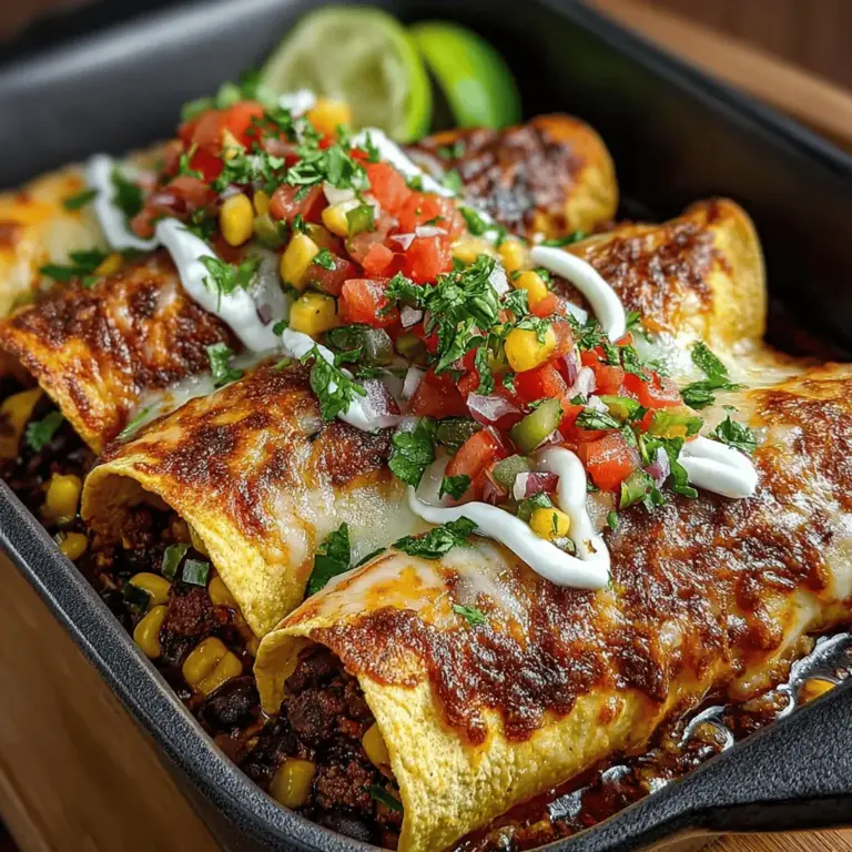 Veggie enchiladas have become a favorite dish among health-conscious eaters and culinary enthusiasts alike. This delightful Mexican classic not only offers a burst of vibrant colors but also packs a punch of flavor and nutrition. By focusing on fresh, seasonal ingredients, these enchiladas provide a satisfying meal that caters to various dietary needs, making them a perfect choice for vegetarians and meat-lovers alike.