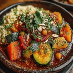 Explore the vibrant world of Moroccan cuisine with this flavorful Moroccan-Spiced Vegetable Tagine. A perfect blend of spices, fresh vegetables, and hearty chickpeas, this dish is not only a feast for the senses but also a nourishing and satisfying meal. Its unique combination of textures and flavors makes it a delightful option for both vegetarians and meat-lovers alike. This article will guide you through the intricacies of creating this delightful dish, diving into the ingredient selection, cooking methods, and cultural significance.