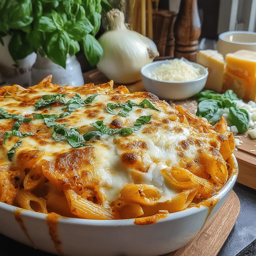 Creamy Tomato and Basil Pasta Bake is the ultimate comfort food that seamlessly blends rich, savory flavors with a luscious creamy texture. This delightful dish is perfect for family dinners or gatherings, making it an ideal choice for those looking to impress without spending hours in the kitchen. With simple ingredients and straightforward preparation, you can whip up a restaurant-quality meal right in your own home.