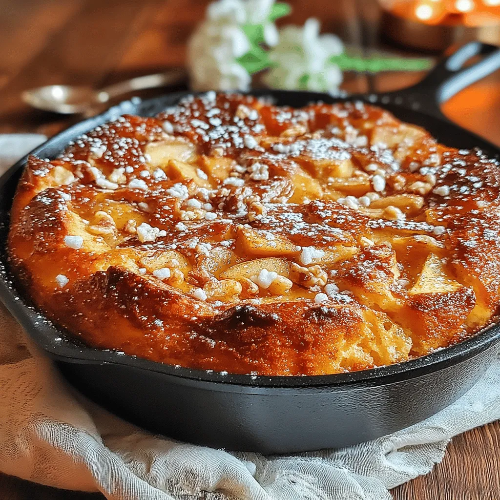 Cinnamon Swirl Apple Delight is a delightful dessert that combines the warmth of cinnamon and the sweetness of apples in a simple yet irresistible recipe. Perfectly baked in a skillet, this dish is not only easy to prepare but also brings a comforting aroma to your kitchen. Ideal for family gatherings or cozy evenings at home, this dessert is sure to impress. In this article, we will explore the ingredients, step-by-step instructions, and some background on why this recipe stands out among traditional apple desserts.