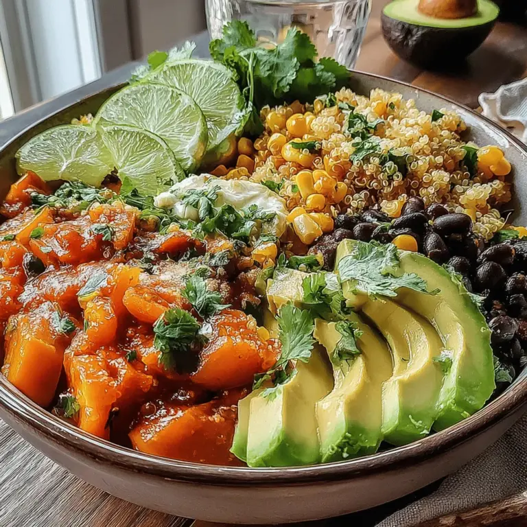 The One-Pot Mexican Quinoa & Veggie Bowl is a vibrant and nutritious dish that perfectly marries the flavors of Mexico with the wholesome goodness of quinoa. This dish not only showcases an array of colorful vegetables but also provides a hearty meal that is packed with nutrients. It's an ideal choice for those looking to enjoy a delicious and health-conscious meal without the fuss of multiple pots and pans.