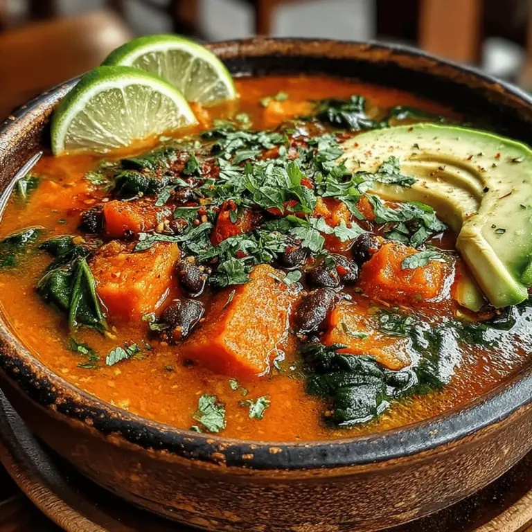 Discover the heartwarming comfort of a Cozy Vegan Chili, perfect for chilly evenings or when you crave something nourishing and delicious. This recipe highlights the delightful combination of sweet potatoes and black beans, creating a dish that’s not only satisfying but also packed with nutrients. Whether you are a seasoned vegan or simply looking to incorporate more plant-based meals into your diet, this chili is sure to become a staple in your kitchen.